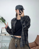 Raikin Herringbone Check Shirt