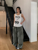 Nickel Pigment Cut Nylon Pants