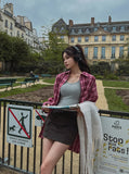 Odd cargo banding skirt pants