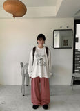Gills pin tuck color wide pants