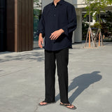 Weaven Linen Semi-Wide Slacks