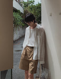 Way see-through check shirt