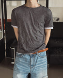 Even Wrinkle Layered Short Sleeve T-shirt