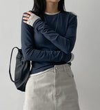 Modal Warmer Color Matching T-Shirt
