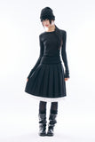 Daphne strap pleats skirt
