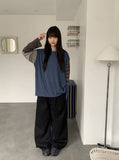 Honyu Color Matching Over Round Tee