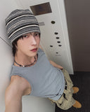 Mori Stripe Summer Beanie