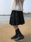 Dinhi Frill Tiered Midi Skirt