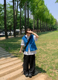 [unisex] Yao Summer Nylon Hood Zip-up Vest