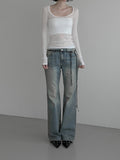 Ubel bootcut denim pants