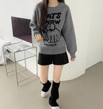 Banding Pendant Wool Blend Thick Knit Fall Shorts