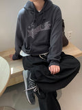 Steelun Star Patch Embroidered Hoodie