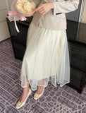 Pierre Double Tulle Banding Skirt