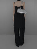 Riru Wrinkle Scarf Sleeveless One Piece