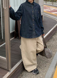 Delotte Denim Long Sleeve Shirt