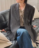 Roden Autumn Check Double Over Blazer