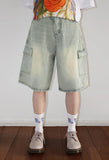 WASHING BERMUDA DENIM