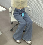 Banding Span Loose Bootcut Fit Denim Pants