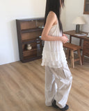 Sakan Frill Tiered Bustier Sleeveless