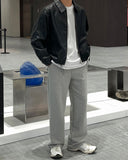 Constan String Leather Jacket
