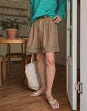 Carid Turn-up Half Slacks