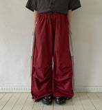 Buneddy Summer Nylon Track Wide Pants