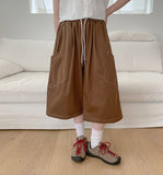[unisex] Tilk Stitch Banding Cargo Bermuda Pants