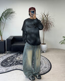 Tecker Dirty Washing Layered T-Shirt
