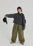 [BAONHAUS] Cotani String Washing Balloon Pants