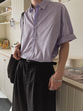 With overfit half shirt