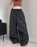 Citone Nylon Parachute Wide Two-Way Pants