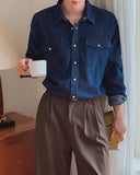 Roku Two-Pocket Denim Shirt