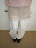 Kuren Flower Balloon Wide Long Pants