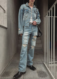Savage damage flare bootcut pants