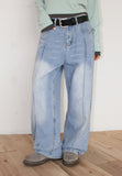 SEAM WASHED WIDE DENIM