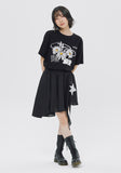 TRIPLE DAISY MIXED LOGO TEE SHIRT