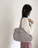 Konin Nylon Zipper Big Shoulder Bag