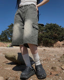 Root Bermuda Cargo Denim Pants