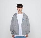 Small Drawing Smile Hood Zip-up