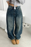 moity denim balloon pants