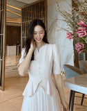 S/S Crete Color Scheme Pleats One Piece