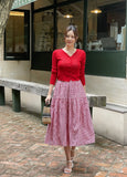 Aaron V-neck Punching Knit Cardigan