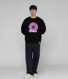 Purple Daisy Flower Smile Sweatshirt