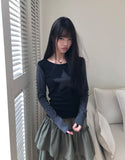 Emu Star Patch Striped Long Sleeve T-shirt