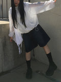 Let's Frill Hood Dot Windbreaker Jacket