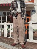 Harris pintuck corduroy pants