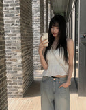 [Summer Fabric] Early Denim Wide Pants