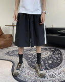 Ferrard zipper Bermuda pants