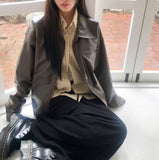 Kbon Overfit Leather Jumper