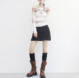 Sehi Printed Off-Shoulder T-Shirt